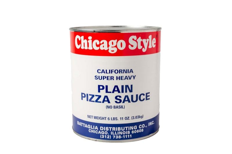 Chicago Style Plain Pizza Sauce, 106oz
