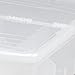 IRIS USA Large Divided Media Storage Box, Clear