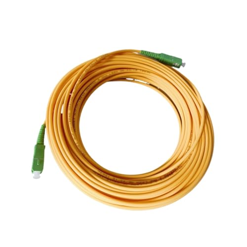 Câble à fibre optique SC simplex 30m FTTH intérieur pour prolonger la box internet - Lot de 10