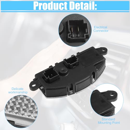 Image of ACROPIX HVAC Heater Blower Motor Resistor Temp Control Regulator Module Fit for BMW X1 2016-2022 No.64117952061 /64119301594 /64119377854 - Pack of 1