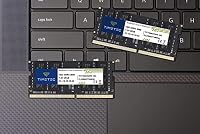 Timetec 32 GB Kit (2x16 GB) DDR4 2666 MHz (PC4-2666V) PC4-21300 SODIMM – Non-ECC Unbuffered, 260-Pin, 1,2 V, CL19, Speichermodul für Laptops, Mini-PCs und All-in-One-Computer – Ansicht 4