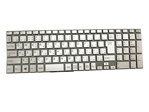 ���{��L�[�{�[�h �K�p�� ��SONY VAIO Fit 15E SVF151 SVF152 SVF153 SVF15E SVF1521A1J SVF1532A1J SVF15327EJB �C�������p �V���o�[�i��j