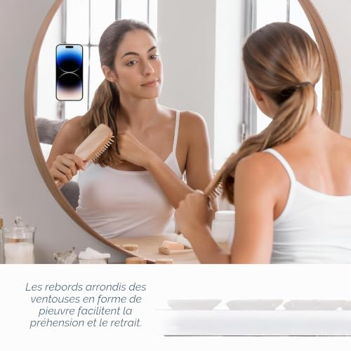 LuxStellar Support magnétique à ventouse pour téléphone portable MagSafe - Support de téléphone magnétique stable - Support universel pour voiture, bureau et maison – vue 6