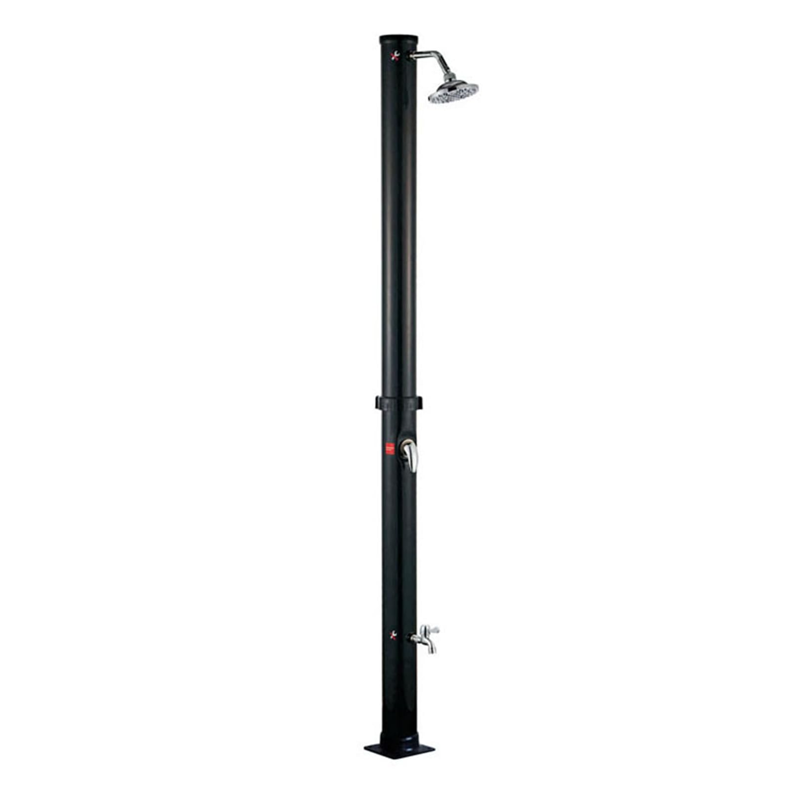 Ducha Solar Exterior Climatizada 7FT Duchas De Piscina Para Exterior Columna Solar De Ducha De Jardín Con Rociador Giratorio 360°, Ducha De Pies Y Ajuste De Temperatura Para Patio Jardín Playa Spa,A
