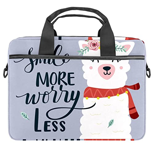 Pochette ordinateur portable 13.3 à 14.5 pouces portable et élégante motif alpaga