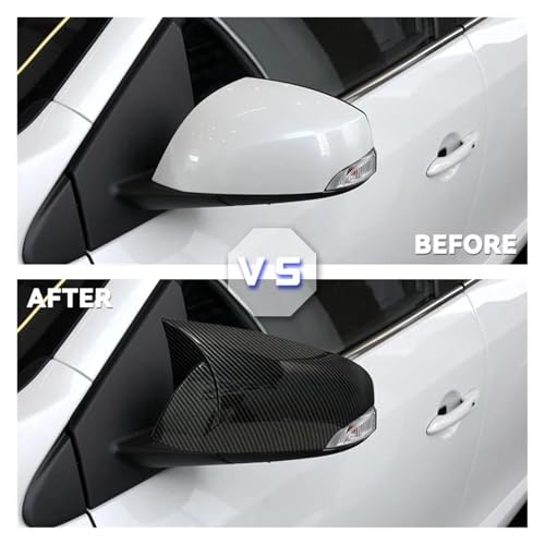 Coques de rétroviseur noir brillant style urbain Fluence