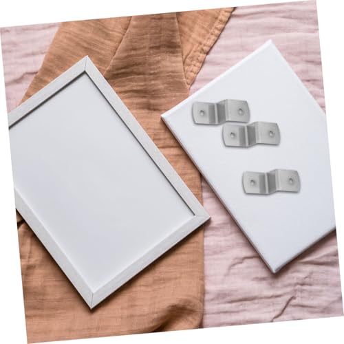 Clips en Z en acier pour cadres et plateaux de table | Lot de 150 fixations robustes argentées - 6