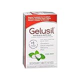 Gelusil Antacid/Anti-Gas Tablets Cool Mint, 100 Tablets