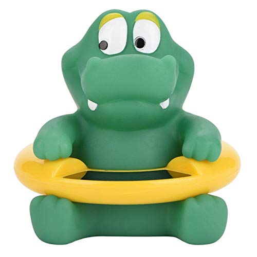 1Pc Baby Thermometer Duck Bath Toys Bathtub Swimming Pool Thermometer Safety Rubber Duck For Baby Bath Safe (Green Crocodile) #TOP10