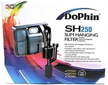 See full amazon price history chart for Dophin KWZONE Hanging Filter (Slim Hanging with 2 Carbon Cartridge SH-250) Dophin KWZONE Hanging Filter (Slim Hanging with 2 Carbon Cartridge SH-250) (B081D1ZMKL) Amazon Price History, Amazon Price Tracker