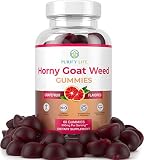 Potent Horny Goat Weed Gummies (60ct 800mg) Horny Goat Weed for Men & Women Epimedium Extract for Na