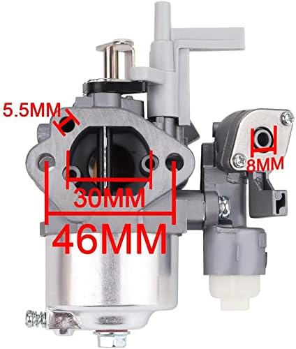 EX27 Carburetor for Subaru Robin EX27 EX30 9HP 9.5HP Overhead Cam Engine 7hp 265cc Generator Silver Mikuni RGX4800 RGN5100 Lawn Mover Replace # 279-62361-20 279-62301-00
