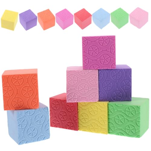 DOITOOL 50 Pezzi Blocco Da Costruzione in Schiuma Colorata Forme Piccole e Leggere Per Attività Educative e Gioco Creativo Per Ragazzo Ragazza in Età Prescolare