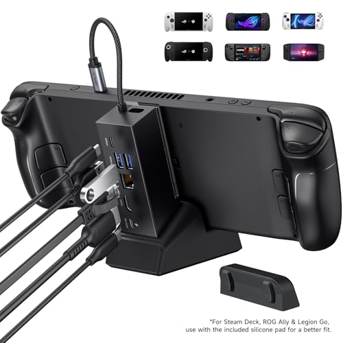 image for JSAUX Docking Station & 100W Charger for ROG Xbox Ally X (2025)/ROG Al