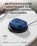 soundcore AeroFit 2 firmy Anker, słuchawki otwarte, regulowane zaczepy na uszy, ścisłe dopasowanie, bogaty bas, dźwięk bezprzewodowy Hi-Res, 42 godz. odtwarzania (Niebieski, Standard)