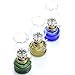 Purism Style- 4 inch Tall Glass Kerosene Oil Lamp Lantern (Set of 3)