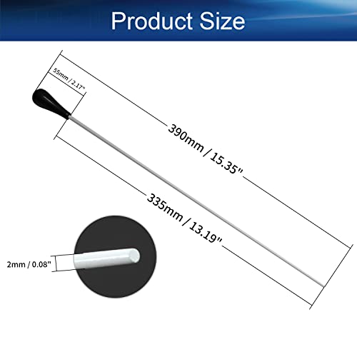Image of Othmro 4Pcs Hollow Teachers Pointer Teaching Pointer Stick for Classroom, Metal Handheld Presenter Pointer Length 15.35 inch, Handheld Presenter Whiteboard Pointer for Teachers /Guides /Coach (Black)