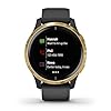 Garmin-Venu-GPS-Smartwatch-with-Bright-Touchscreen-Display-Features-Music-Body-Energy-Monitoring-Animated-Workouts-Pulse-Ox-Sensor-and-More-Gold-with-Black-Band Garmin 010-02173-31 Venu, GPS Smartwatch, Bright Touchscreen Display, Features Music, Body Energy Monitoring, Animated Workouts, Pulse Ox Sensor and More, Gold with Black Band