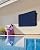 Navy Blue Waterproof Outdoor TV Cover 80-85 Inch Weatherproof,Outside Television Cover TV Screen Protector with Remote Control Pocket,Contemporary Minimalist Abstract Solid Color