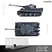 NUOTIE 1/72 Scale Tiger I Military Heavy Tank Model Classic WWII German Diecast Vehicle Tank Model with Transparent Storage Box Gift or Collection for Adults