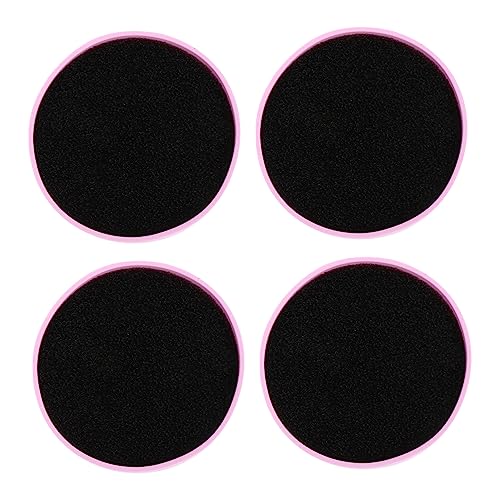 Beatifufu 4Pcs Eye Shadow Brush Cleaning Sponge Soft Cosmetic Brush Cleaner Tool for Effortless Makeup Brush Maintenance for Removing Powder Residue