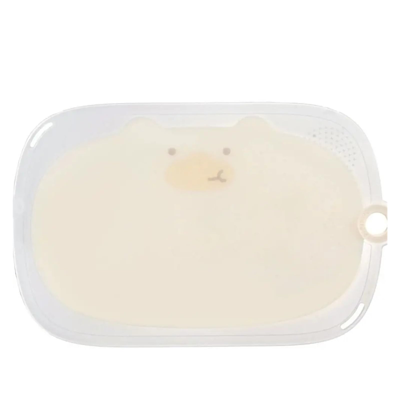 Tabla De Silicona Tabla de cortar antideslizante de silicona antibacteriana for el hogar, tablero de plástico de cocina for frutas, verduras y carne, grado alimenticio(Green-L)