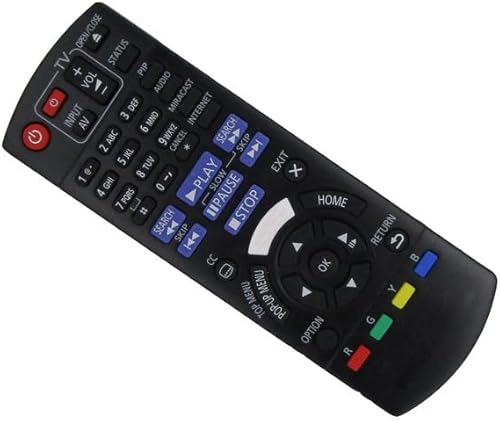HCDZ Mando a Distancia de Repuesto para Panasonic EUR7659Y60 DMR-EH75V DVD TV Recorder Player