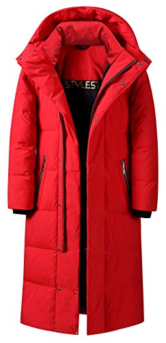 NBNNB Lange Parka Herren Winter Dicke Warme Schwere Daunen Mantel Winddicht...