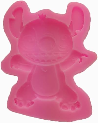 Moldes de silicona de anime de dibujos animados para hacer dulces de fondant, molde de chocolate, postres, cubitos de hielo, goma, arcilla, yeso,