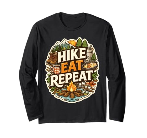 Hike Eat Repeat Funny �n�C�J�[ �n�C�L���O �g���b�L���O �g���b�J�[ �g���b�N �y���� ����T�V���c