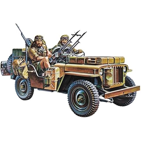 Tamiya British SAS Jeep Model Kit 35033 Cover