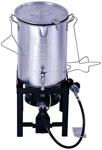 Grill 30 Quart Propane Gas Turkey Fryer with Spigot