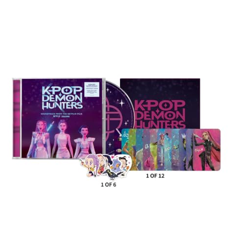 KPop Demon Hunters, Neues Album 2026, Soundtrack from the Netflix Film, CD inc. 1 of 6 Chibi stickers, and 1 of 12 collectable holographic Photo Cards