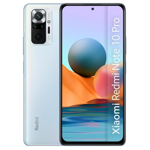 XIAOMI Redmi Note 10 Pro Smartphone RAM 6GB ROM 128GB 6.67' 120Hz AMOLED DotDisplay 108MP Wide-Angle Cámara 5020mAh (typ) Dual SIM Card Azul, Accesorios no incluidos (Reacondicionado)