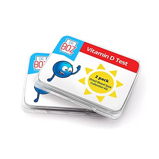 Dr. Boz Vitamin D Test – at Home Vitamin D Test Kit – [2 Tests per Kit]