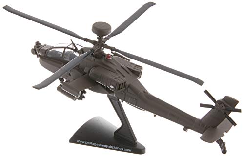 Daron Postage Stamp Boeing Ah-64D Apache Longbow 1/100 Scale Diecast Display Model With Stand ,Medium #TOP1