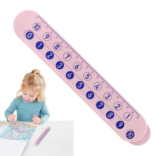 Sirseon - Mathematisches Arithmetisches Lineal, mathematisches Rechenlineal, interaktives Spielzeug zum Zählen von Mathematik, Puzzle, vielseitiges Lernspielzeug für die frühe Bildung