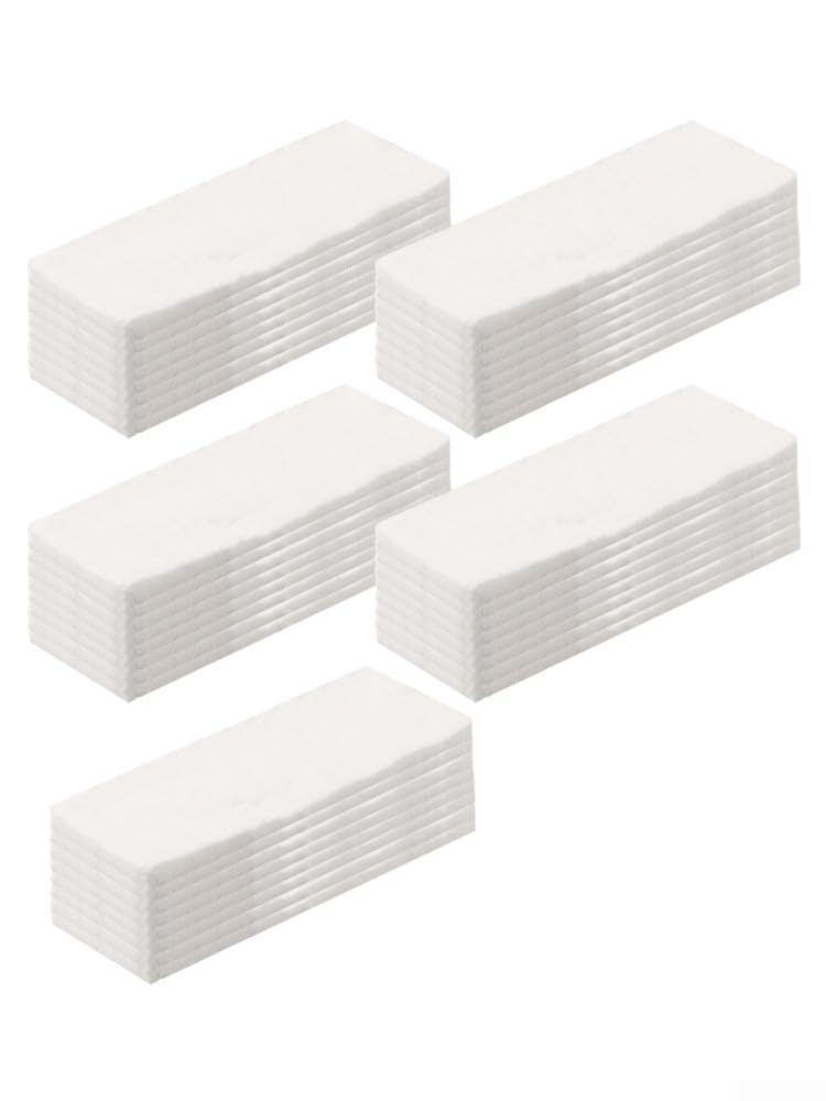 Honseadek Cotone ignifugo per braciere, 11,9 x 5,1 cm, ricambio per stoppino per braciere, inserto in spugna per camino, confezione da 25 pezzi, cuscinetto in fibra di lana resistente al calore, da