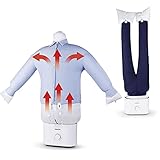 【Komplettes Zubehör】 Die Kleiderform eignet sich für alle Arten von Oberteilen, langen / kurzen Röcken, Allgemein gültig für S-XXL, die Kleiderform hat eine Querstange zum Aufhängen des Kleiderständers, die Hosenform ist geeignet für lang / kurz, und die Kleidung wird durch Clips befestigt; Der Schlitz kann nicht nur verhindern, dass Wassertropfen in den Luftauslass gelangen, sondern auch ätherische Öle auf Weihrauchkleidung tropfen lassen, um Gerüche zu beseitigen.