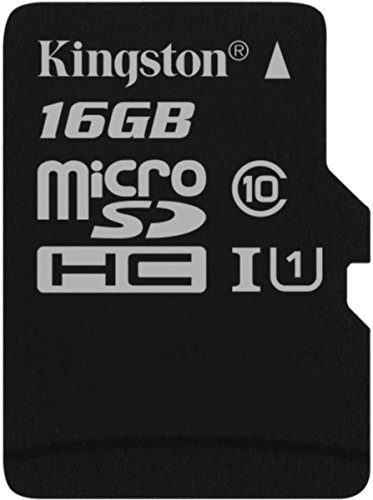 Kingston SDCS/16GBSP Canvas Select - Flash Memory Card - 16 GB - UHS-I U1/ Class10 - microSDHC UHS-I