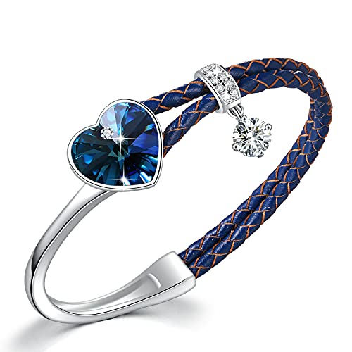 Bracelet cristal de cœur résistant pour éviter les allergies