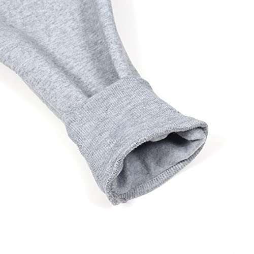 Men's Tracksuits 2 Pieces Fleece Full Zip Athletic Jogging Sports Sweatsuits(Grey,4Xl) #TOP6