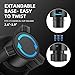 TYKOR Car Cup Holder Expander, Cup Holder Extender for Car with Adjustable Base, Fits Yeti 24/36/46oz, Hydroflask 32/40oz, Large Bottles in 3