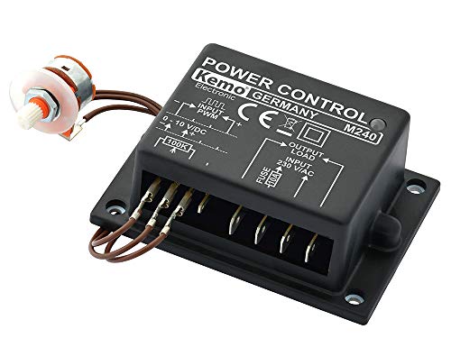 Kemo M240 - Regulador de potencia (230 V/AC, 10 A, multifunción)