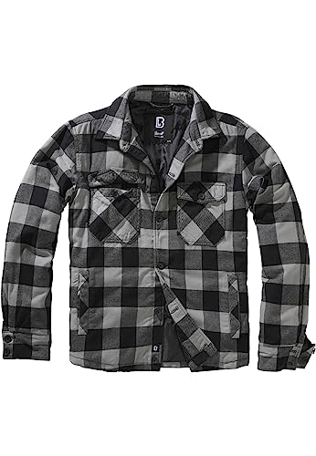 Image of Brandit Men's Lumber Jacket Black /Blue