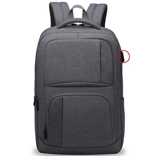Sac à Dos de Voyage Sac à Dos pour Ordinateur Portable Ultra-Fin et résistant à l'eau étanche à l'eau 14 Pouces avec USB Chargement du Sac d'ordinateur Universitaire pour Les Hommes et Les Femmes