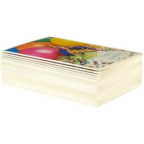 BEST PAPER GREETINGS 48 Pack Happy Birthday Cards Bulk, 6 Assorted Photo Design for Men Women, Blank Inside, 4x6 - Thumbnail 6