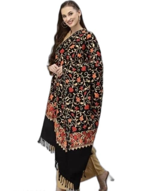 WOMEN SHAWLS, WOMEN STOLES,SHAWLS FOR WOMEN, SHAWLS,STOLES, EMBROIDERY SHAWL FOR WOMEN,EMBROID AMR-P152-image-19