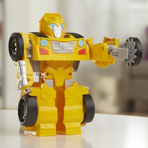 Transformers Rescue Bots Academy Bumblebee Converting Toy Robot, Playskool Heroes 6-Inch Collectible Action Figure Toy for Kids Ages 3 and Up (Amazon Exclusive) - image 4