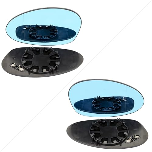 Verre de rétroviseur BMW E46 E90 miroir chauffant bleu extérieur - 2